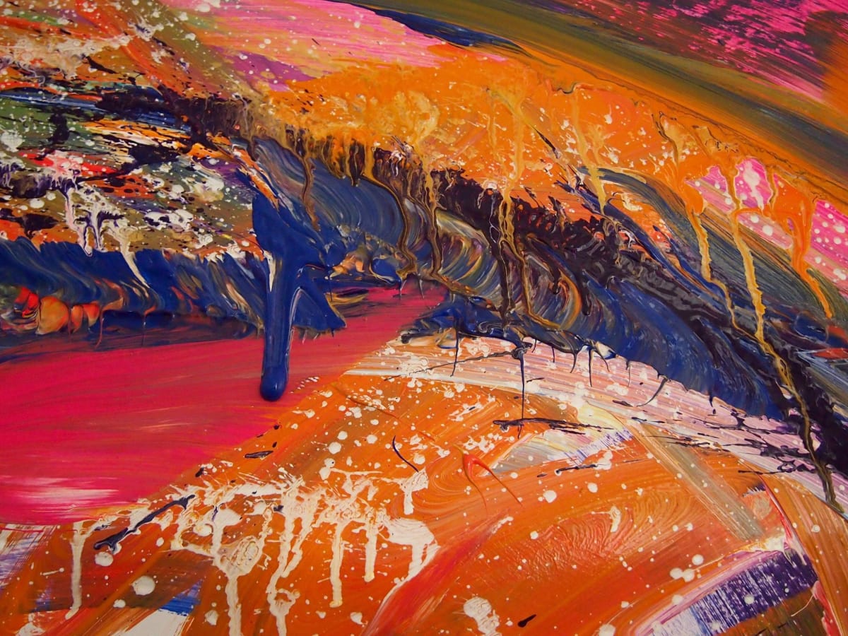 La Valse - Ravel (detail 2) 2017 by Maryleen Schiltkamp  Image: musicpaintingLIVE