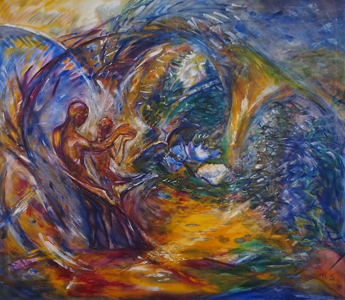 Tod und Mädchen by Maryleen Schiltkamp  Image: related to Schubert's "Death and the Maiden"
