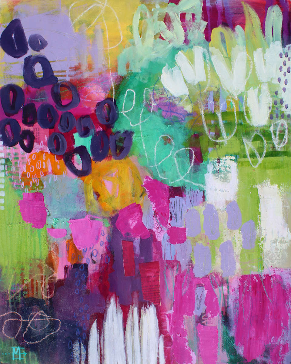 "Living in the Moment" by Erin Mullis  Image: Full view of the painting