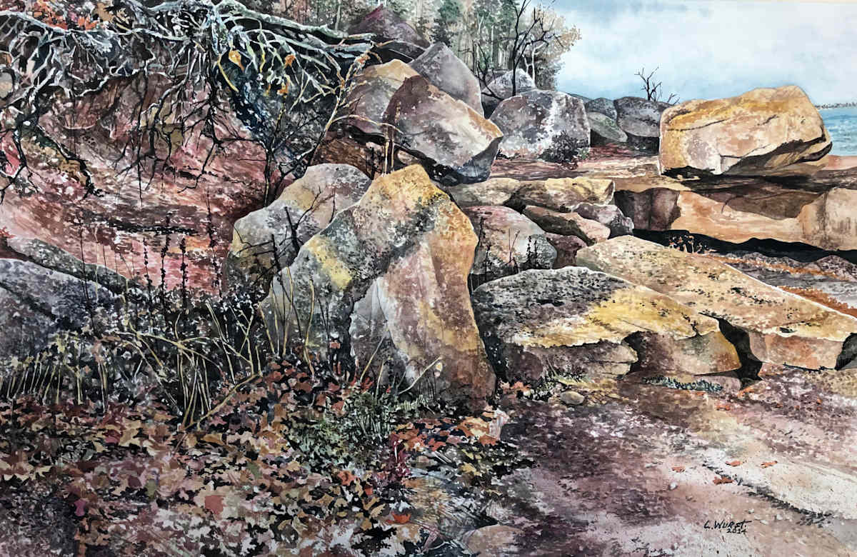 Big Bay Rocks by Lance Wurst, Image 1.