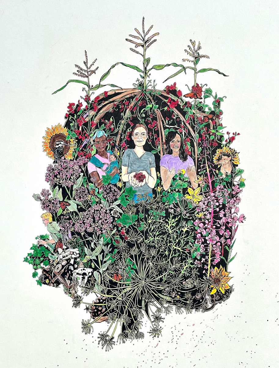 Thimbleberry Communion by Sarah Holst, Image 1.
