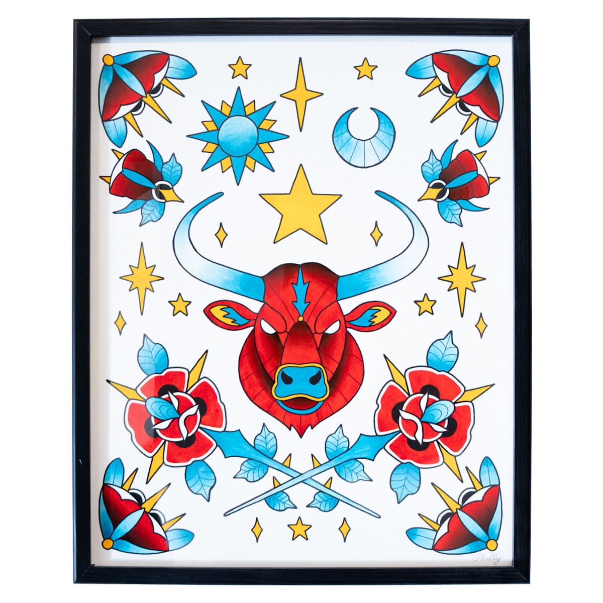 Grounded Bull by Geoff Sullivan 