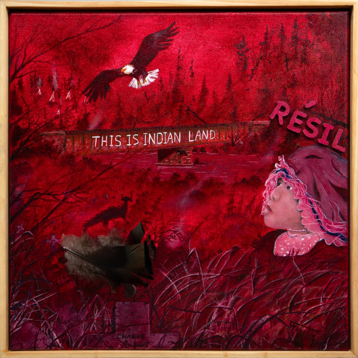 RESILIENCE AND HOPE (RÉSILIENCE ET ESPOIR): Founding Nation One - 'Indigenous Nations'  1/3 by Norman Guertin 