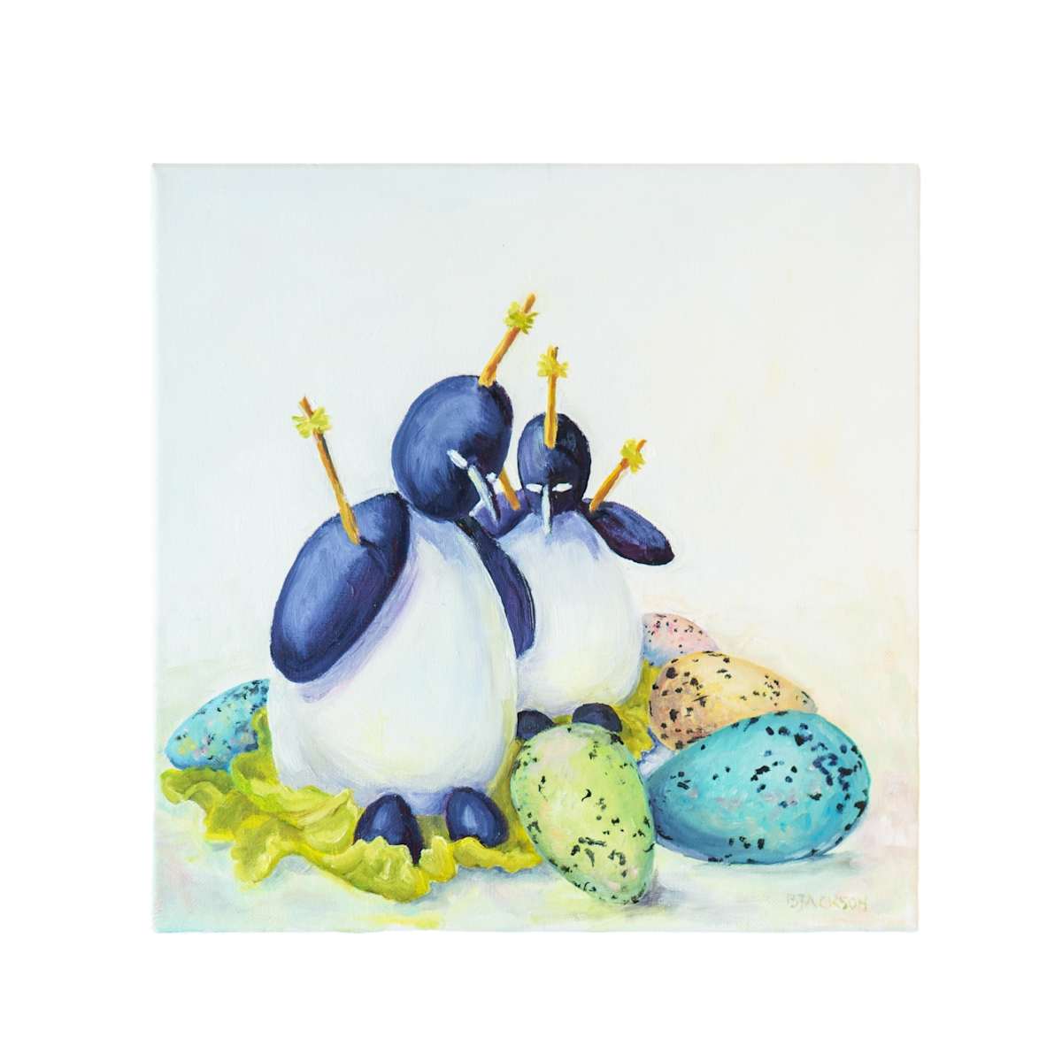 Egg and Olive Murres by Beth Jackson, Image 1.
