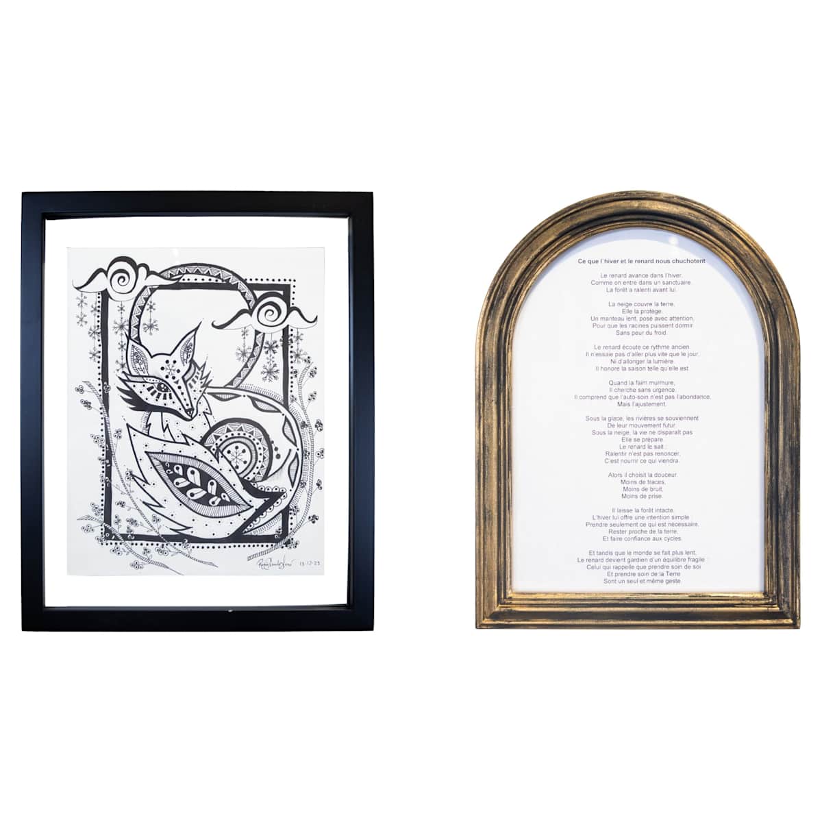 Ca que l'hiver et la renard nous chuchotent by R-C Serré, Image 1.
