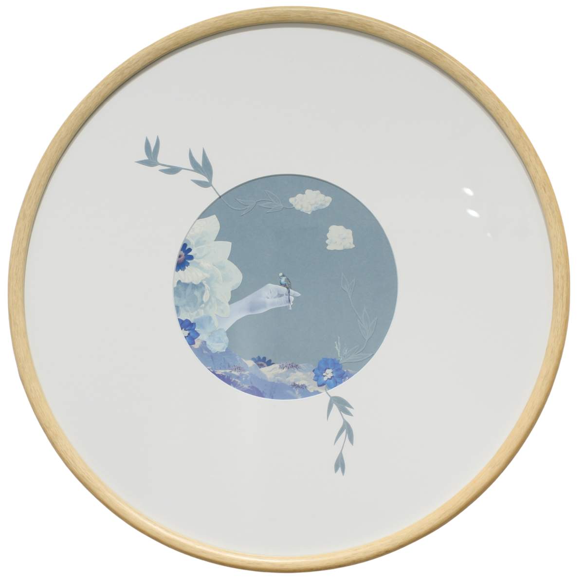 Gesture II (Blue) by Rebecca Clouâtre, Image 1.