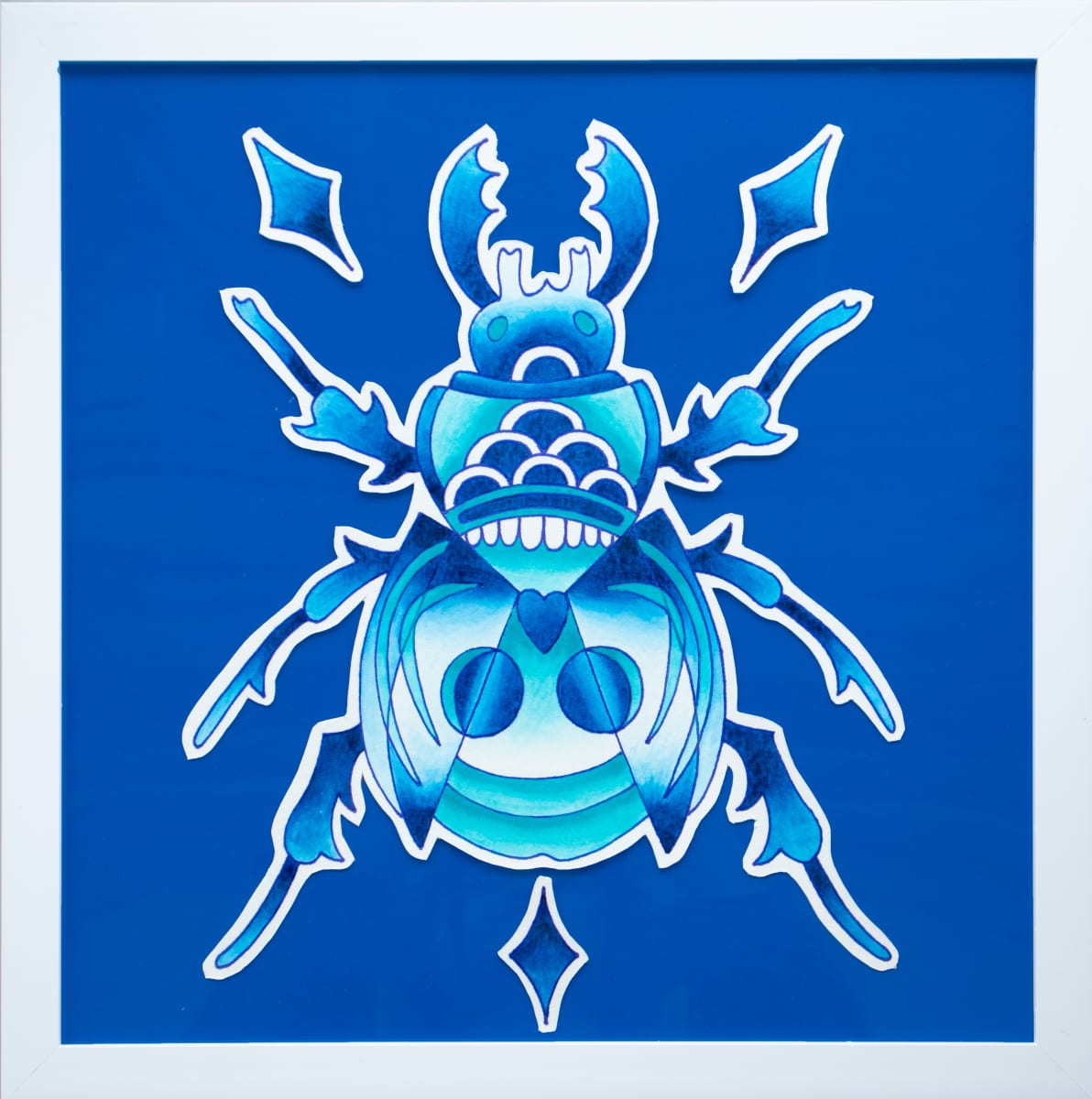 Blue Beetleborg by Geoff Sullivan 