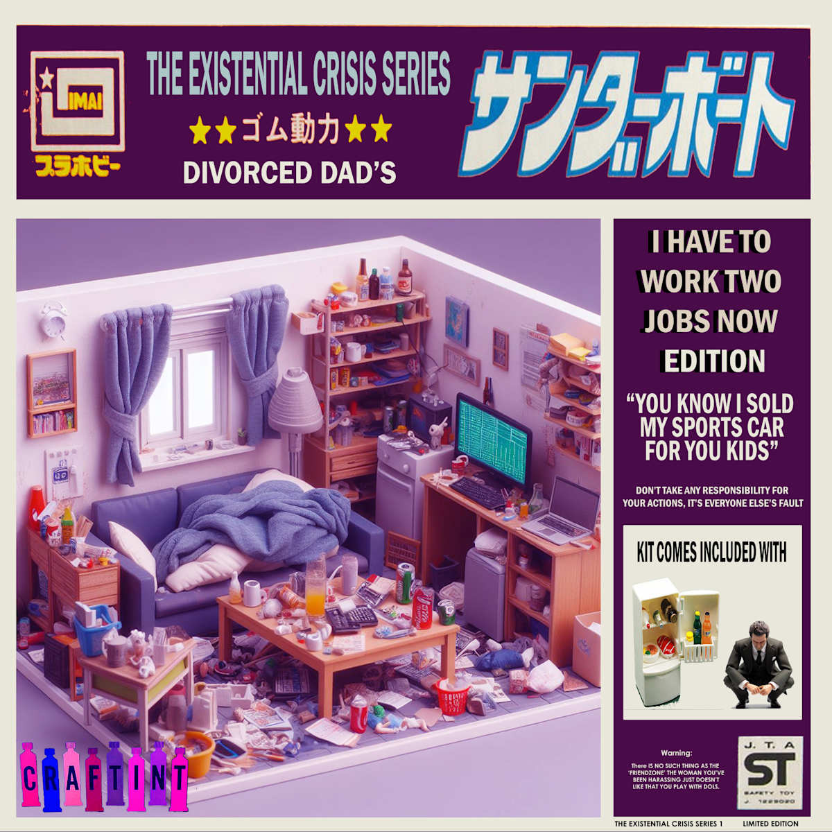 Divorced Dads Purple by Justin Chirico, Image 2.