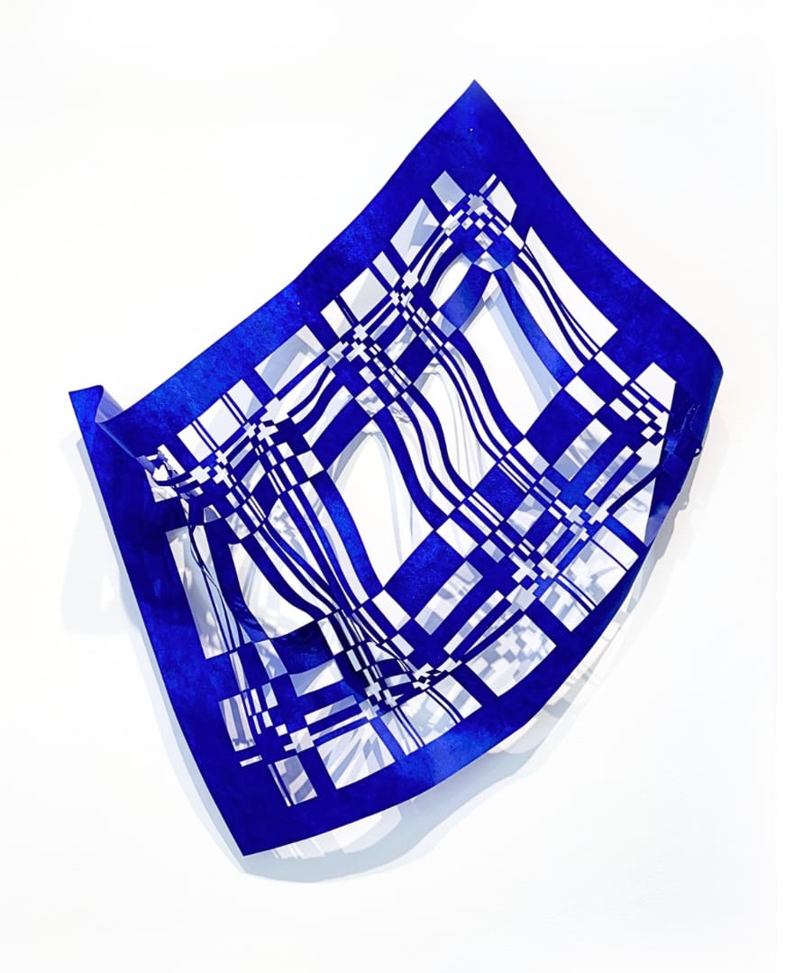 Optical Weave Pattern - Undulate, 2025 by Lizz Aston 