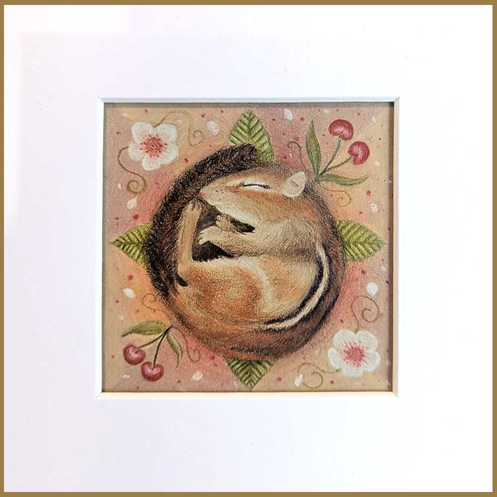 Little Cherry Nap by Katia Labranche 