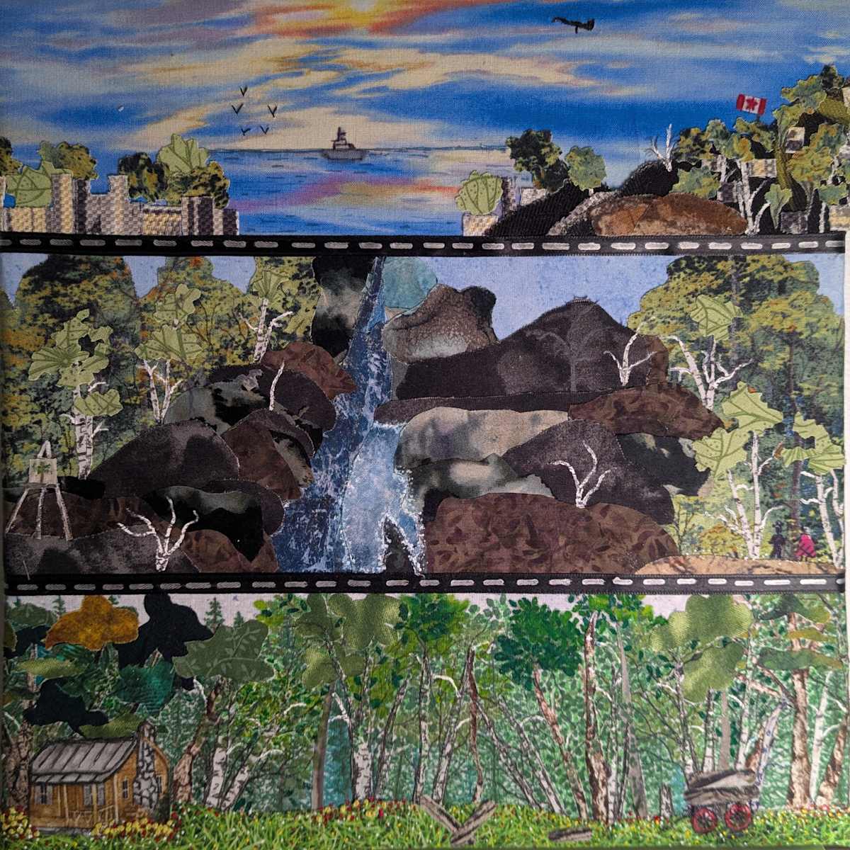 North Bay 100 Years Film Strip by Liz Brazeau 