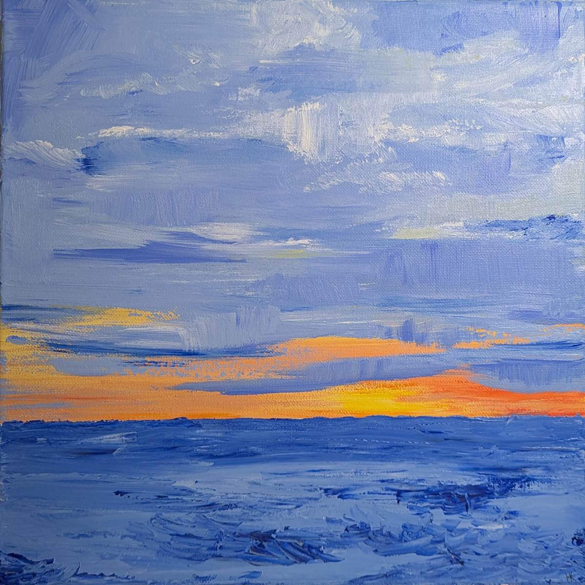 Shabogesic Beach in January by Hannah Kast 