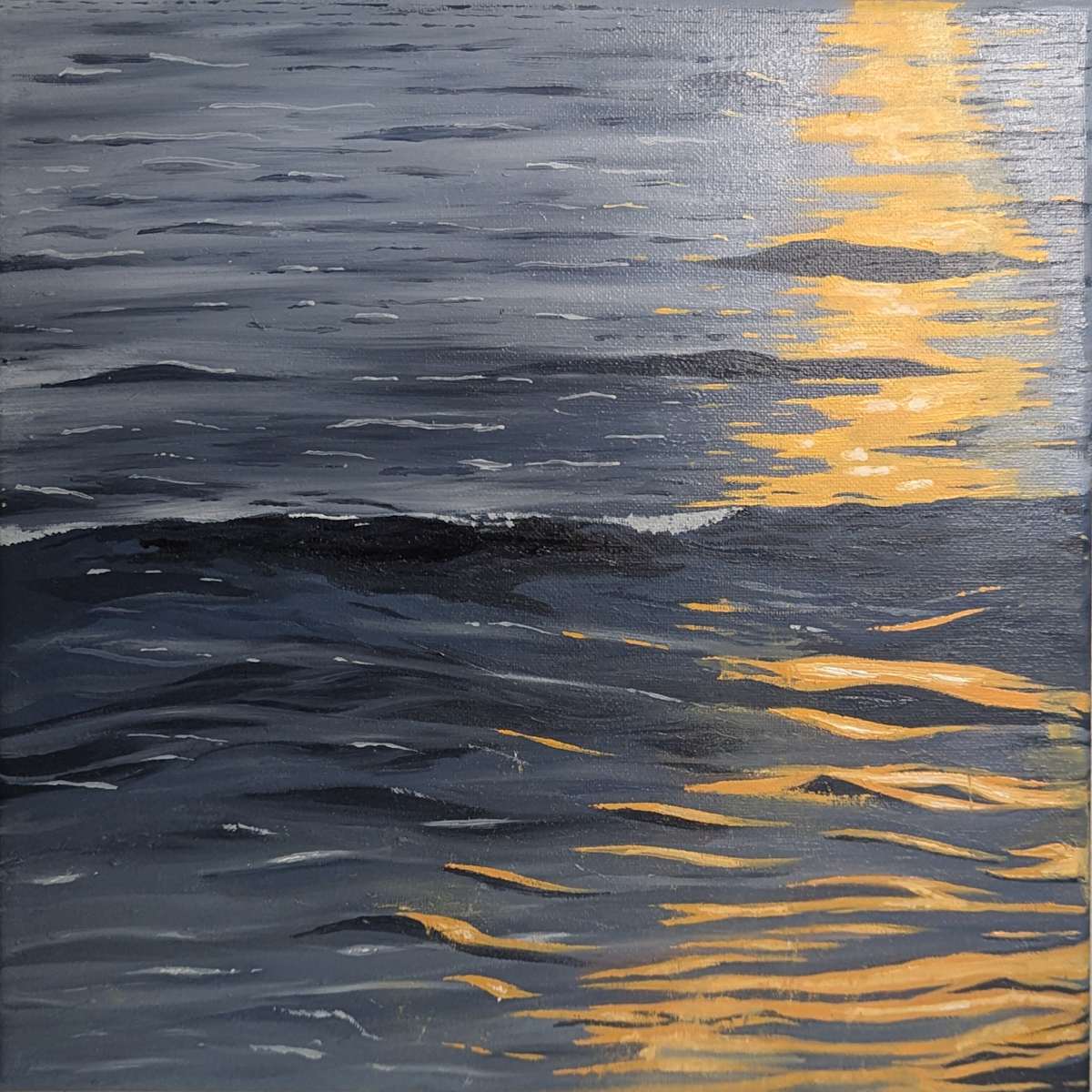 Sunset on the Lake by Brianna Clark 