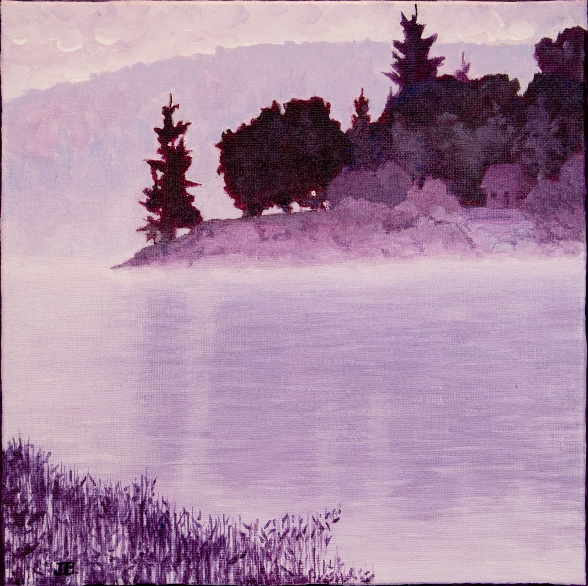 Morning Fog Rising by Janet Bourgeau 