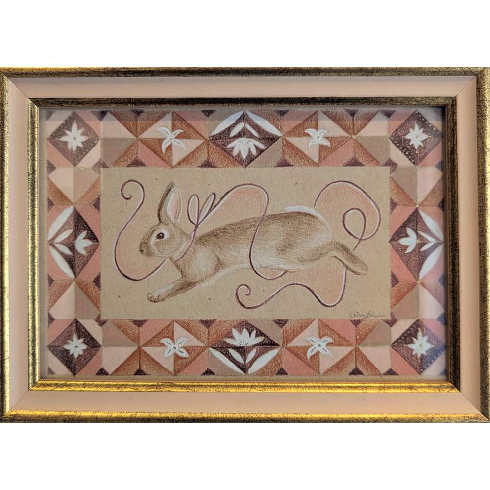 Leaping Rabbit ii. by Katia Labranche 