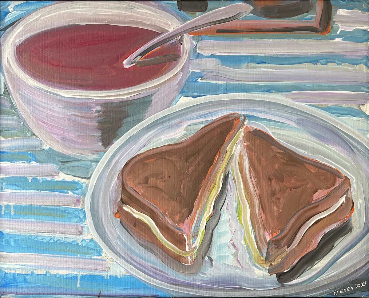 Soup and a Sandwich by Peter Cheney 