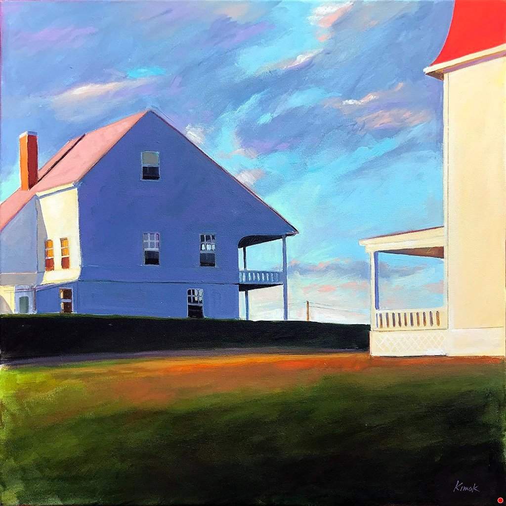 Red Roof, Block Island by James Kimak 
