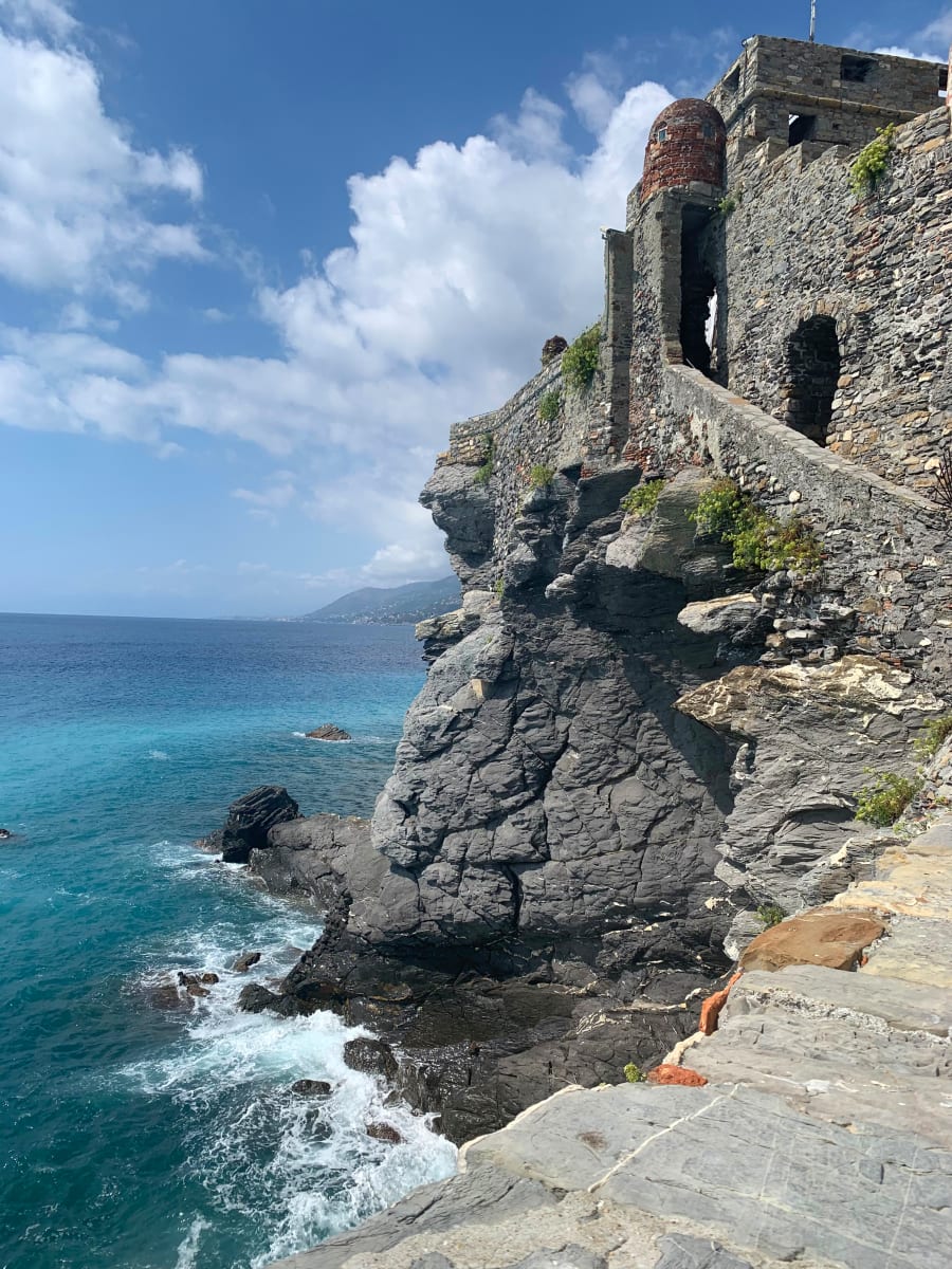 Castle Dragone by Louise O  Image: Camogli
Sea Port Liguria