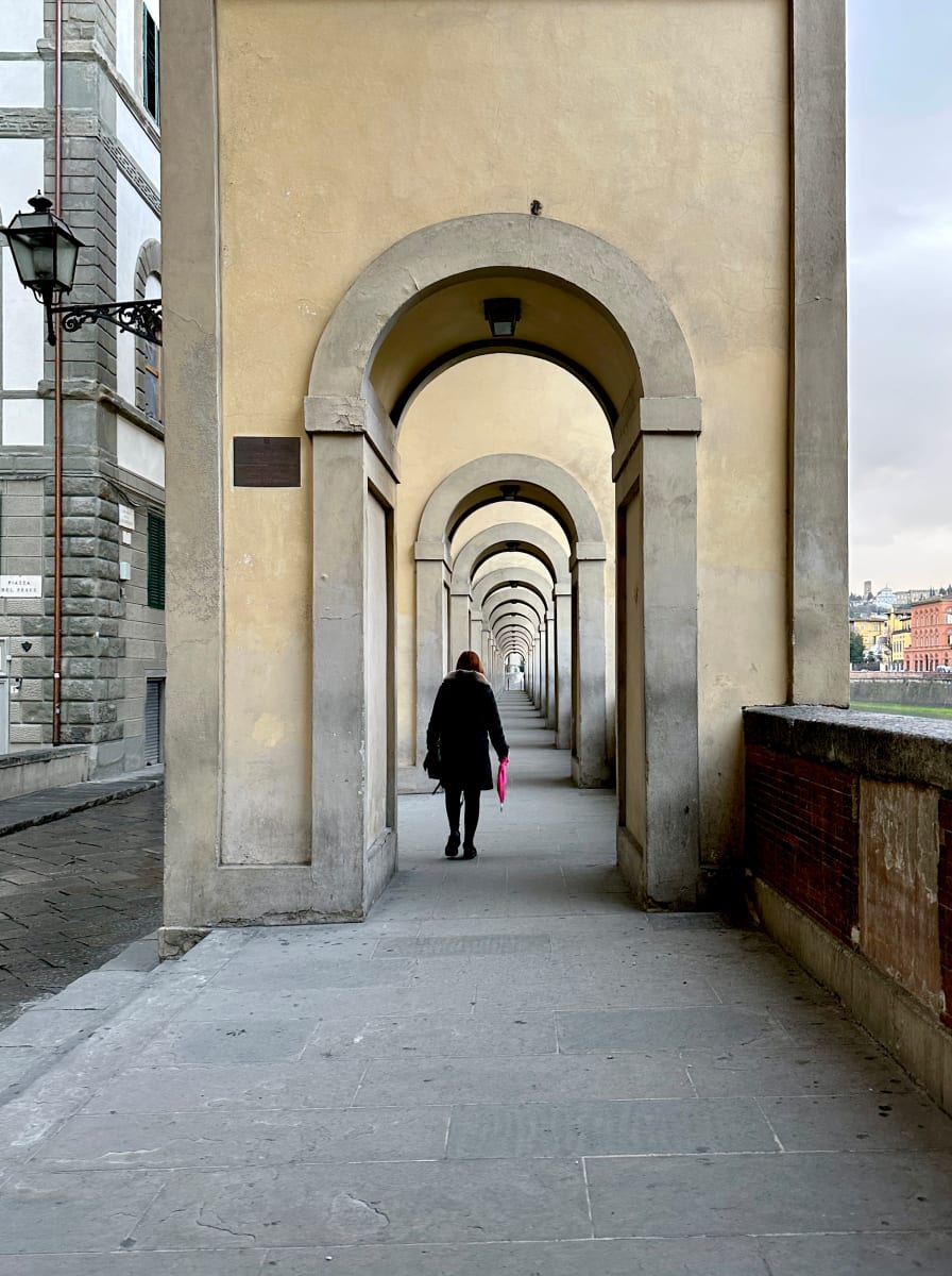 Infinity by Louise O  Image: Vasari Corridor 
Firenze 