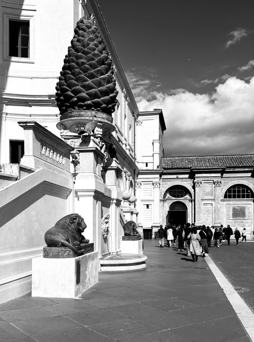 Street Cone by Louise O  Image: Vatican Italy 