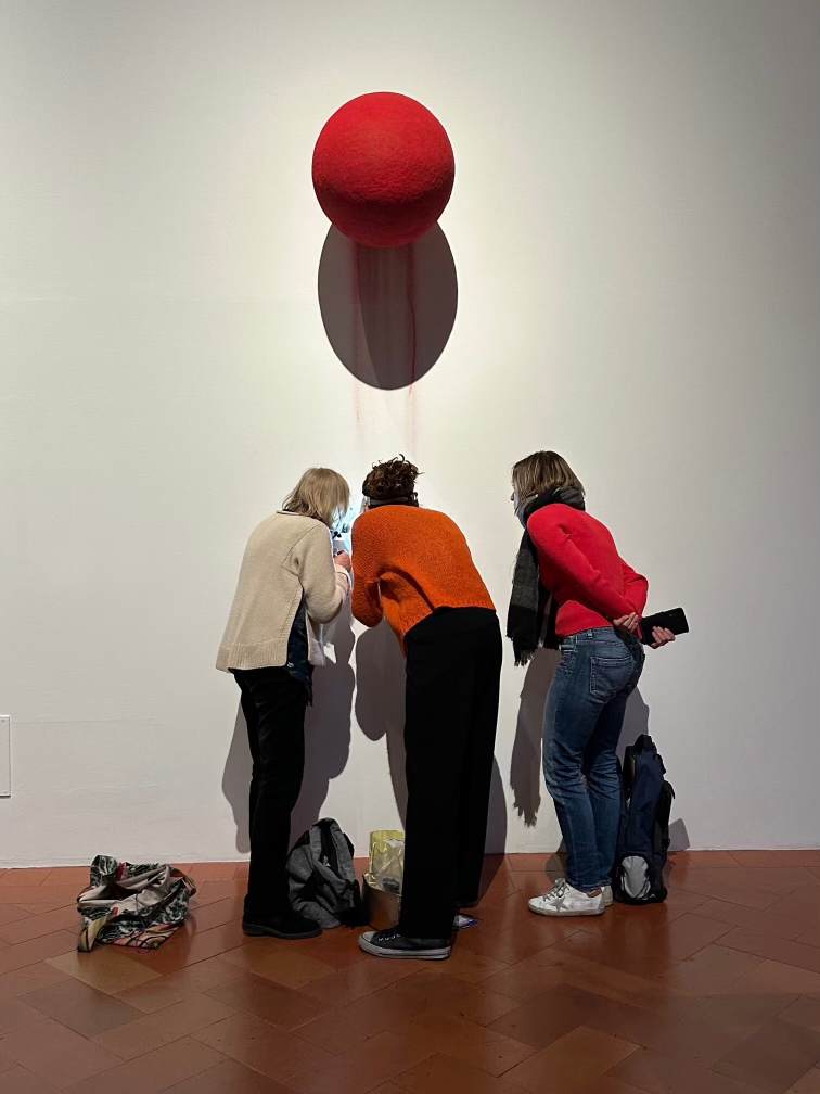 Hot Flash by Louise O  Image: Palazzo Strozzi 
Firenze 