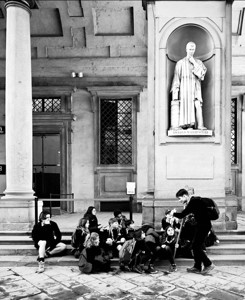 Teacher Teacher by Louise O  Image: Uffizi 
Firenze Italy 