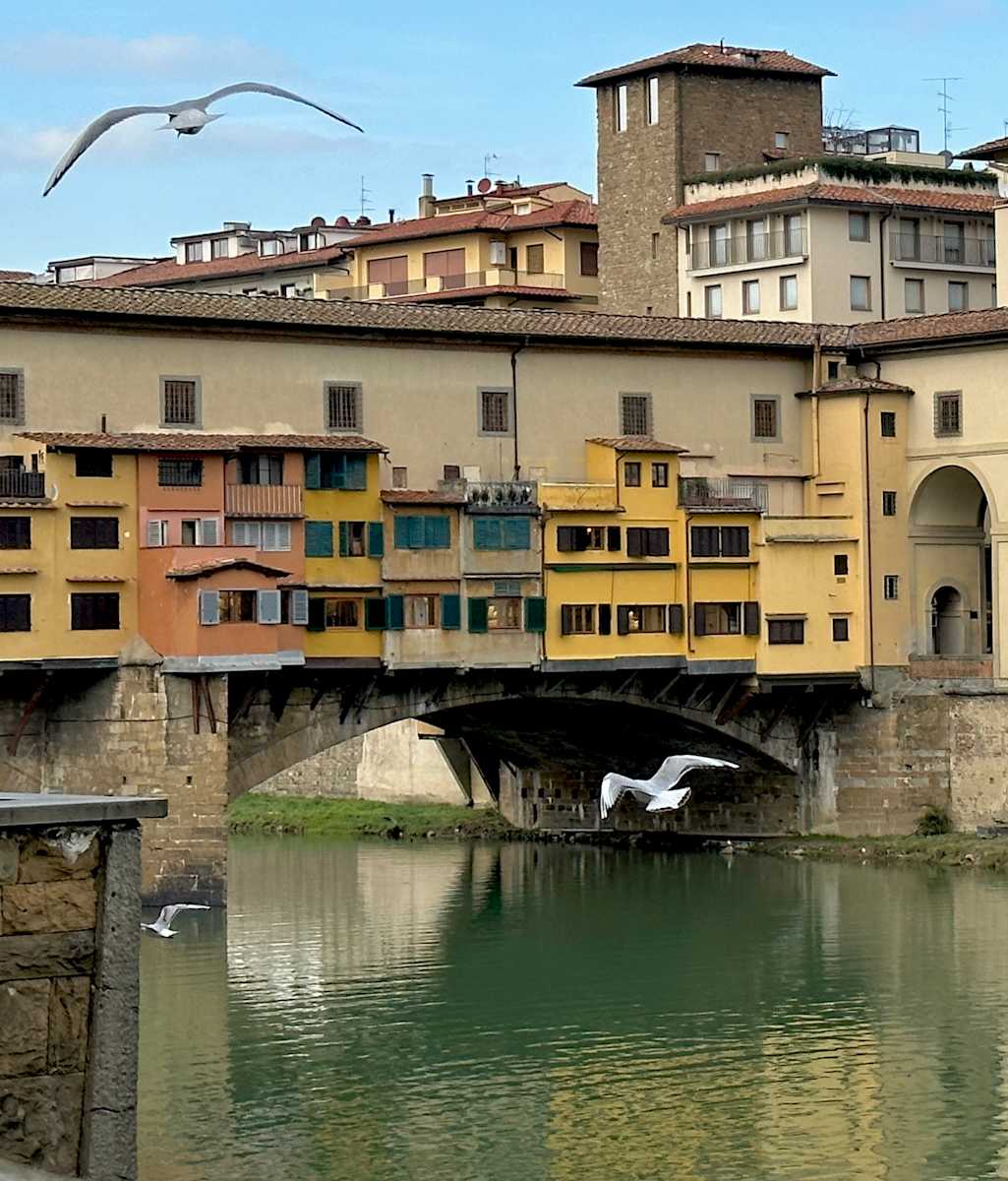 Free Flights In by Louise O  Image: Ponte Vecchio