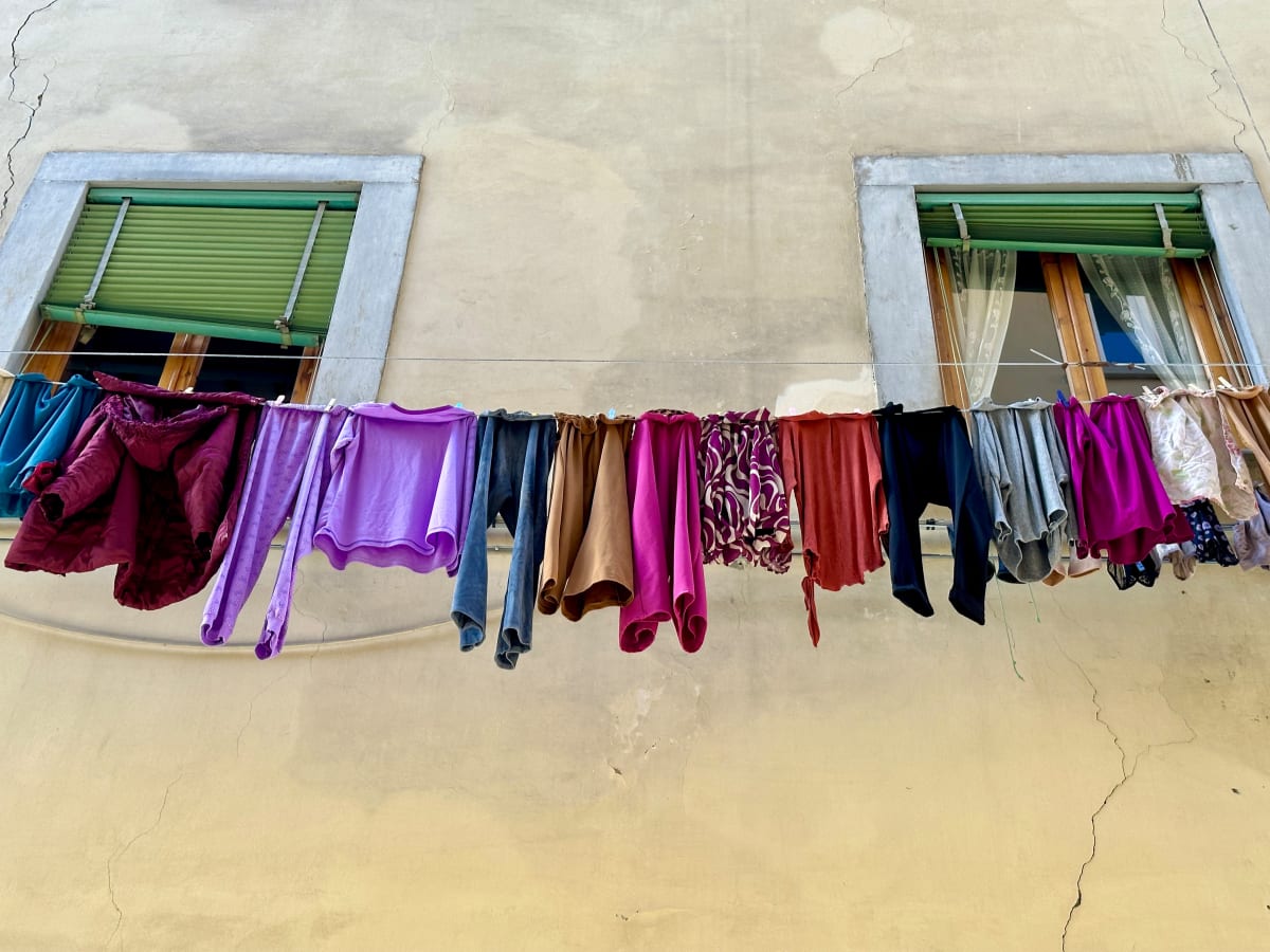 Shades of Laundry by Louise O 