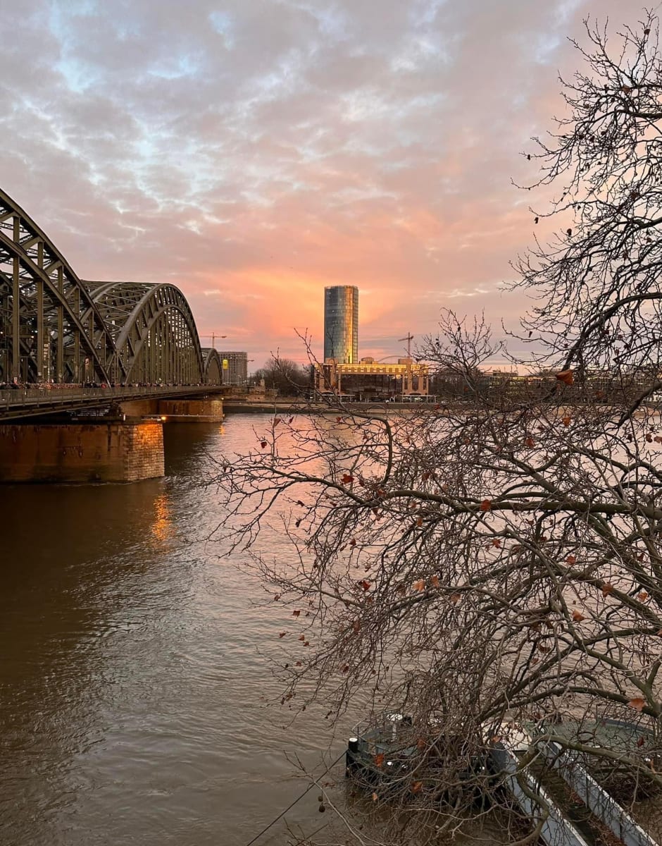 Koln Sunset by Louise Olko 