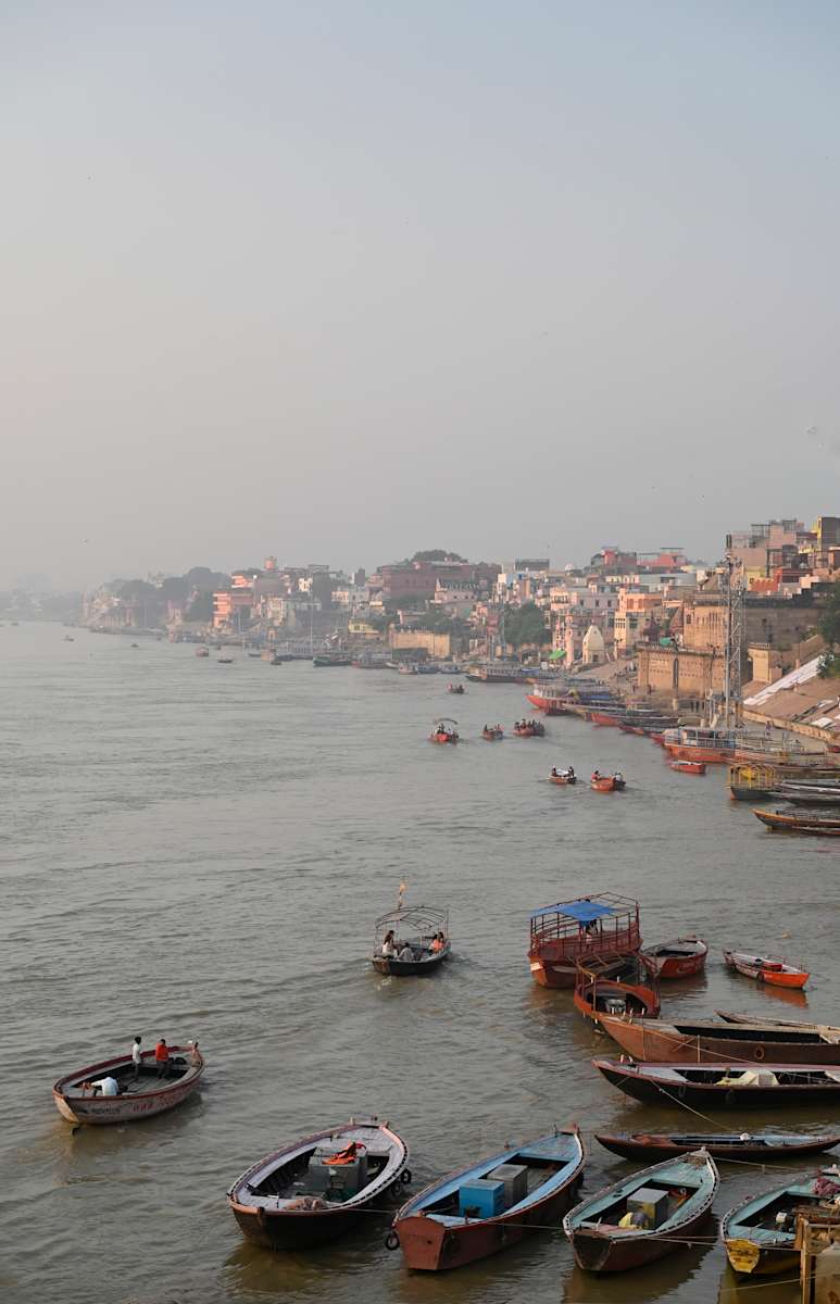 Ganges Morning by Louise O  Image: Varanasi India 
