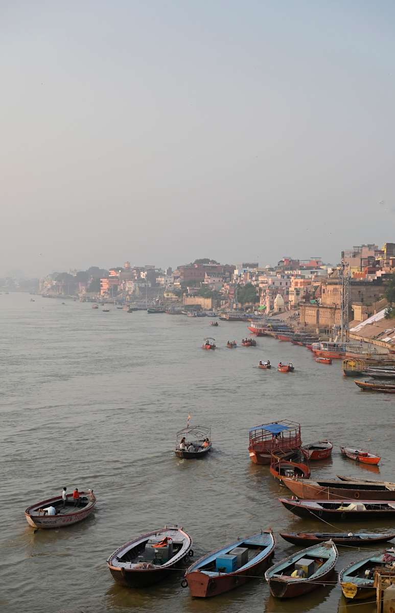 Ganges Morning by Louise O, Image 1.