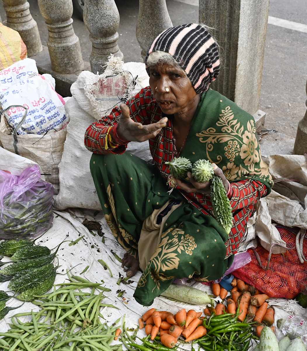 And For You ? by Louise O  Image: Mysore Street Vendor 