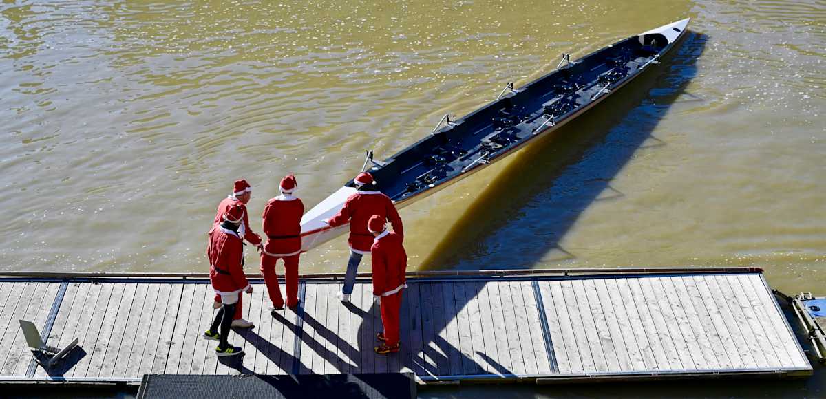 Santas Row by Louise O  Image: Florence Italy 2024 