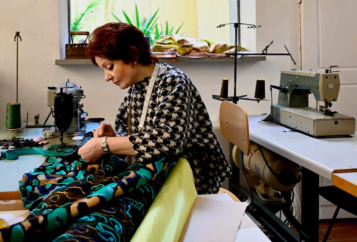 Sartorista by Louise O  Image: Sartoria Allemana 
Firenze 