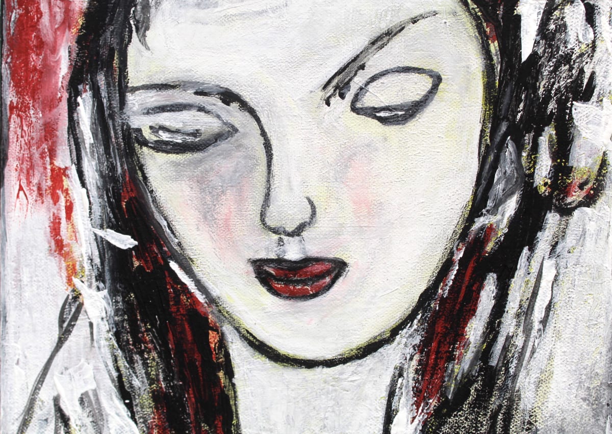 * Silent Beauty *  /  Original Painting by Joël Equagoo  Image: La Bella - B-005