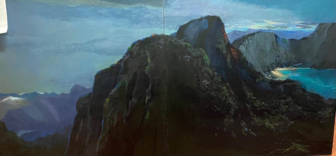 Lamentation for Lost Landscape - Panel 7 + 8 by Gordon RINTOUL 