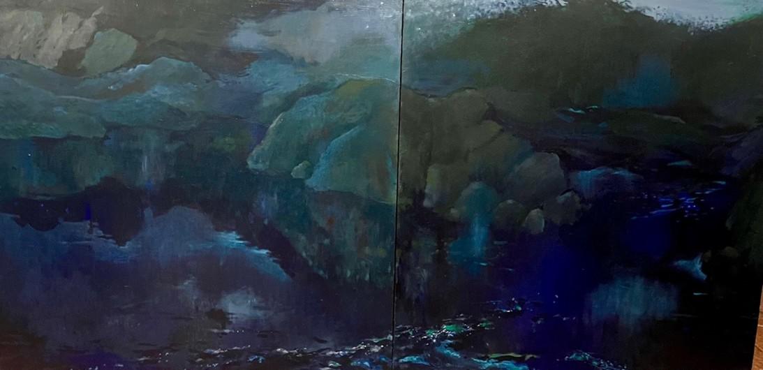 Lamentation for Lost Landscape - Panel 11 + 12 by Gordon RINTOUL 