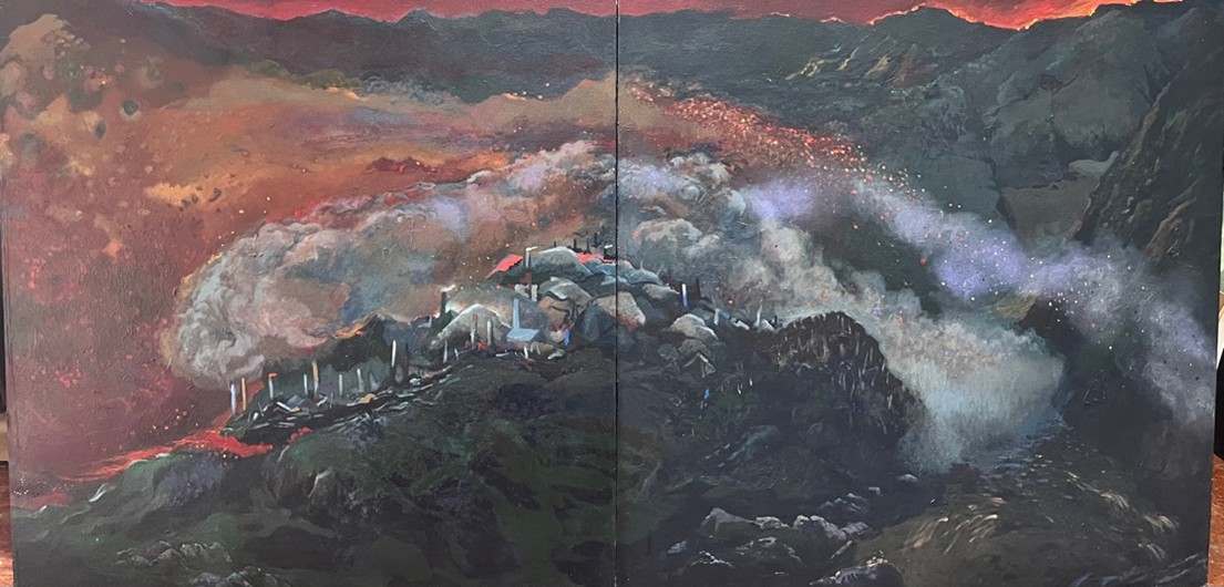 Lamentation for Lost Landscape - Panel 27 + 28 by Gordon RINTOUL 