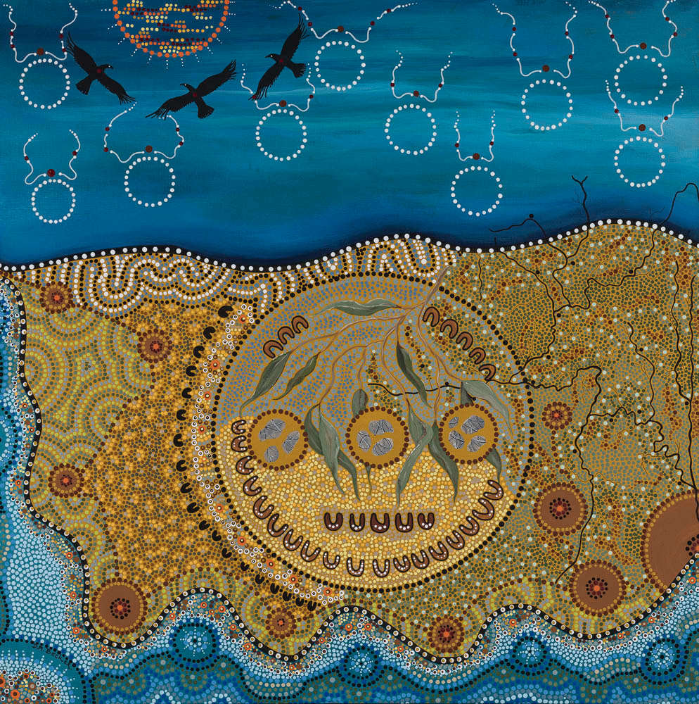 Bringing them home by Debbie BECKER  Image: Debbie Becker, Bringing them home, Singleton Civic Art Collection