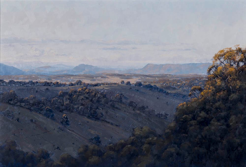 Hunter Valley Evening by Martin CAMPBELL  Image: Martin Campbell, Hunter Valley Evening, Singleton Civic Art Collection