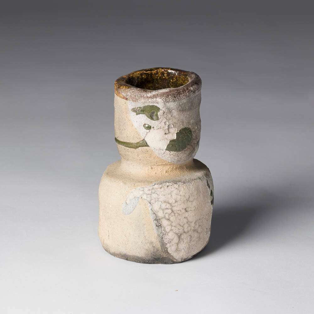 Vase by Shirley COLLARD  Image: Shirley Collard, Raku vessel, Singleton Civic Art Collection
