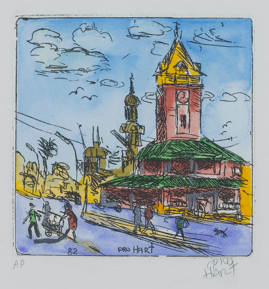 Untitled by Pro HART  Image: Pro Hart, Untitled, Singleton Civic Art Collection