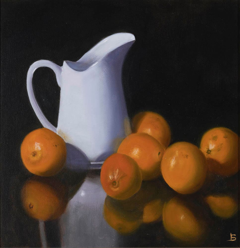 Oranges by Kay SPARKES  Image: Kay Sparkes, Oranges, Singleton Civic Art Collection