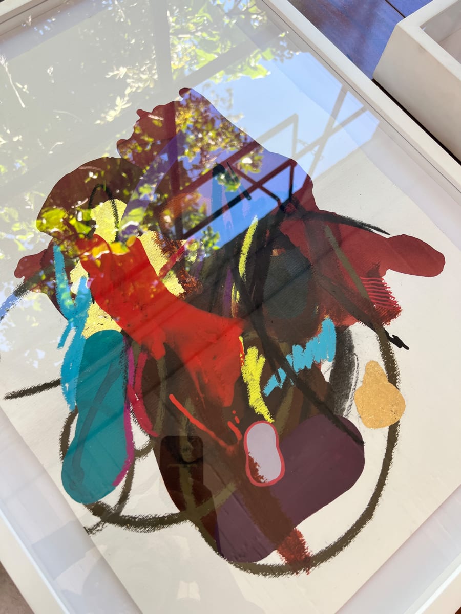 Reflejos de un Arcoíris Oculto Gris - Łitso łiga - Topografía No.13 by Margarita Cancino 