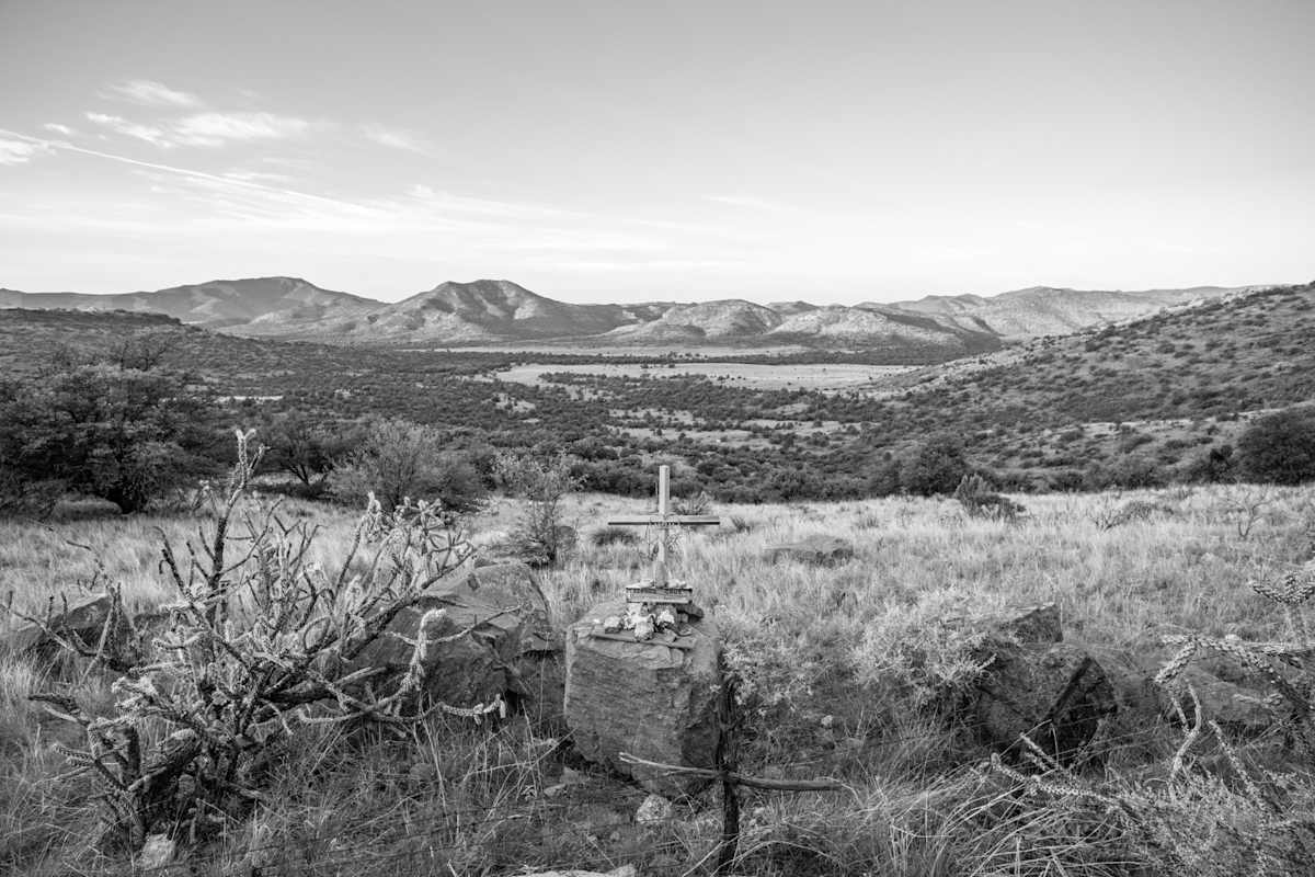 Roadside Cross, Davis Mountains by Billy Moore, Image 1.