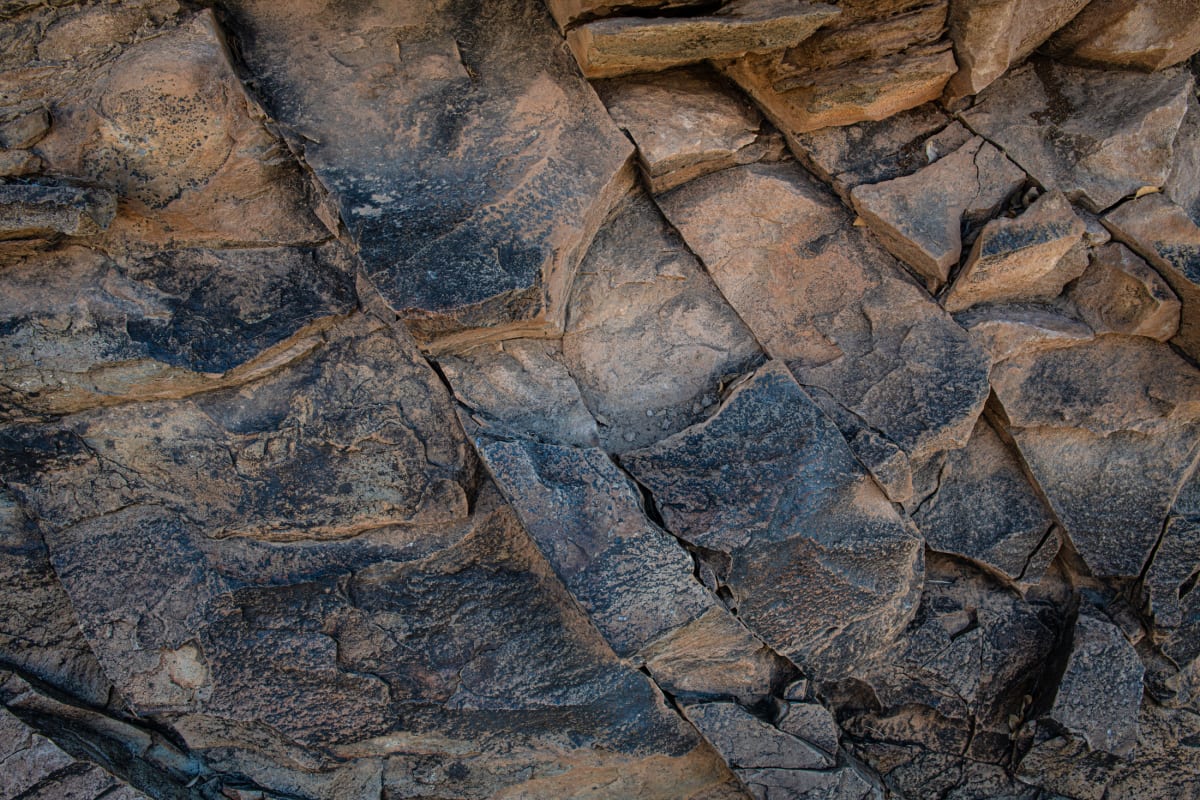 Rock Formation 2, Modesta Canyon by Billy Moore 