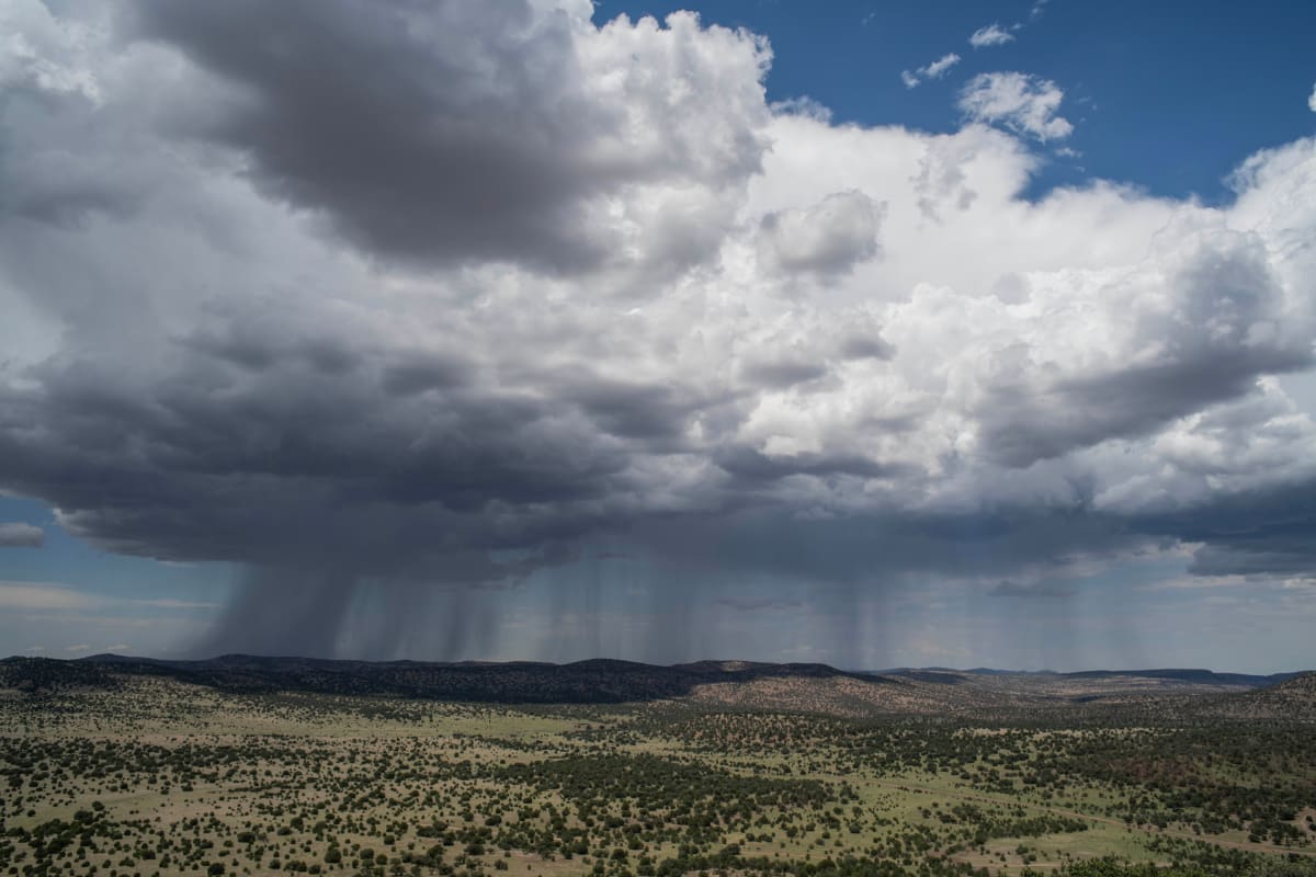 Davis Mountains Rain by Billy Moore 