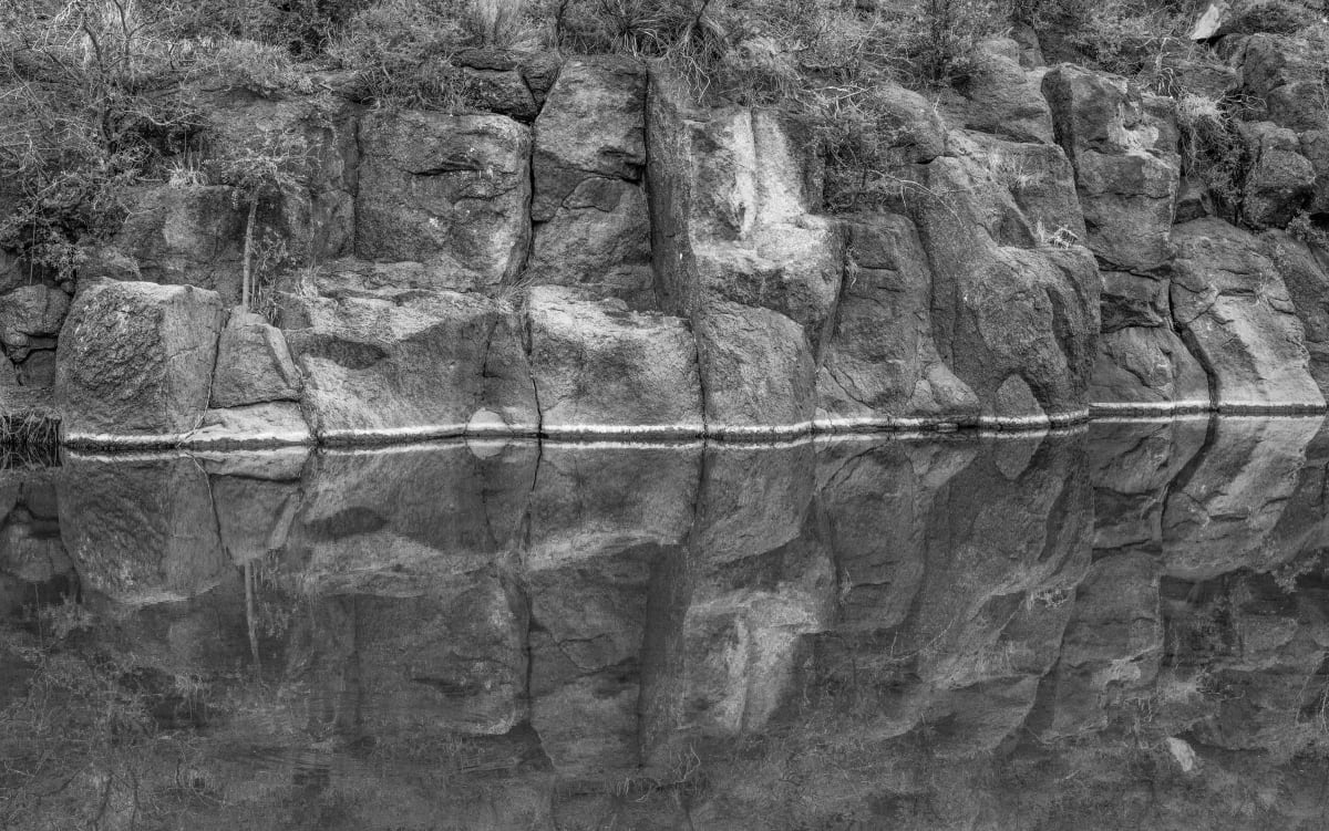 Reflection Limpia Creek by Billy Moore 