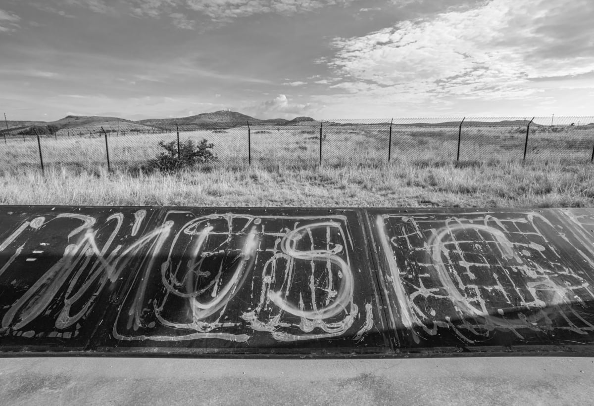 Sign, Davis Mountains by Billy Moore 