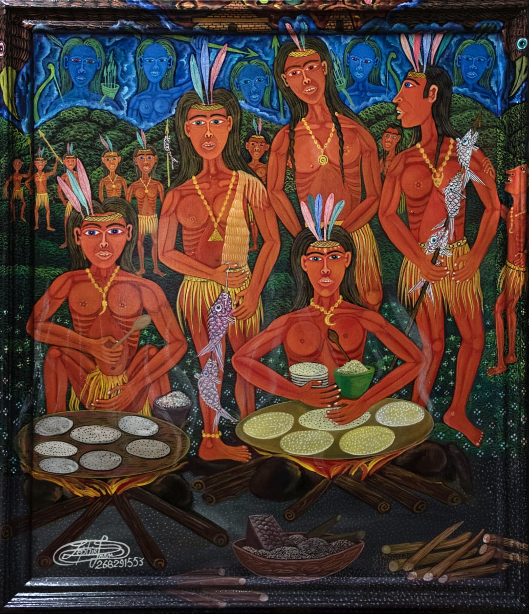 Preparing a Feast by Frantz Zephirin, Image 1.